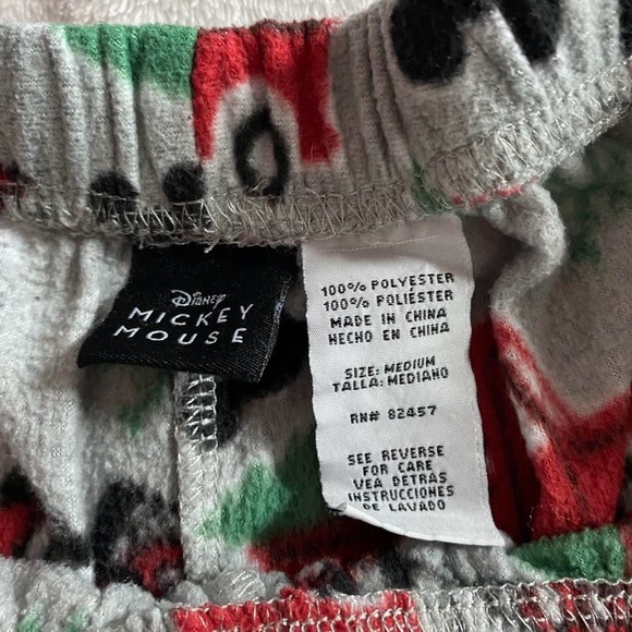 DISNEY MICKEY MOUSE CHRISTMAS PAJAMA PANTS - Picture 2 of 2